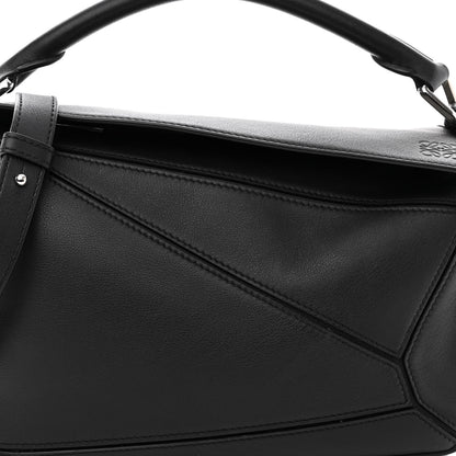 Loewe Calfskin Small Puzzle Bag Black 7 of 9