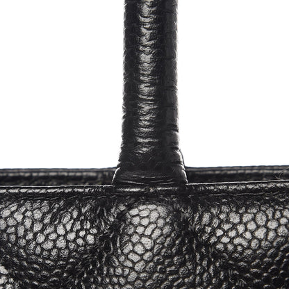 Chanel Caviar Quilted Medallion Tote Black 11 of 17