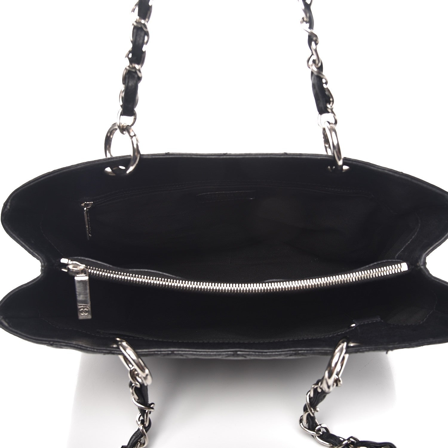 Chanel Caviar Quilted Grand Shopping Tote GST Black 5 of 14