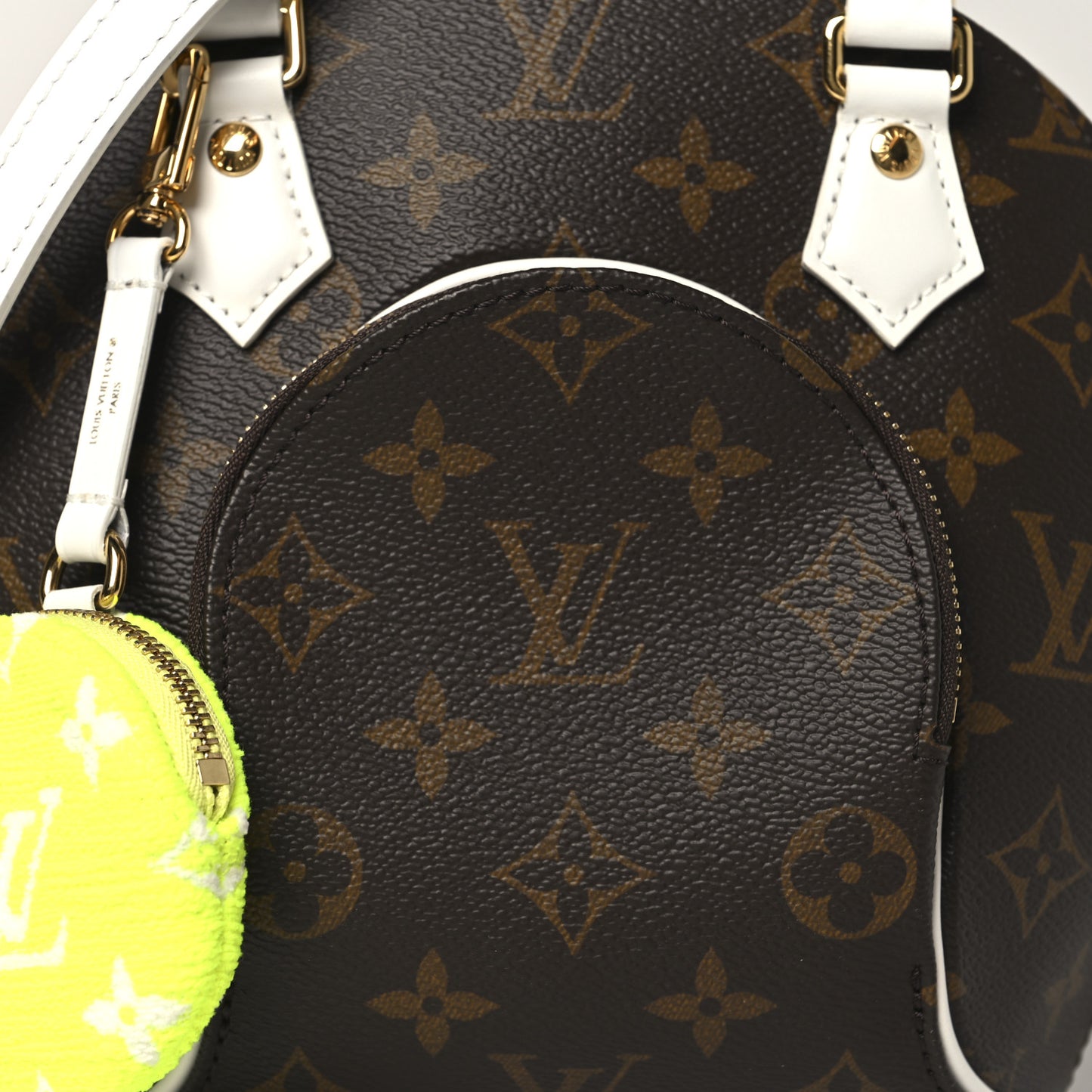 Monogram LV Match Ellipse BB White