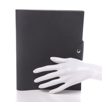 Hermes Togo Ulysse MM Notebook Cover Black 2 of 8