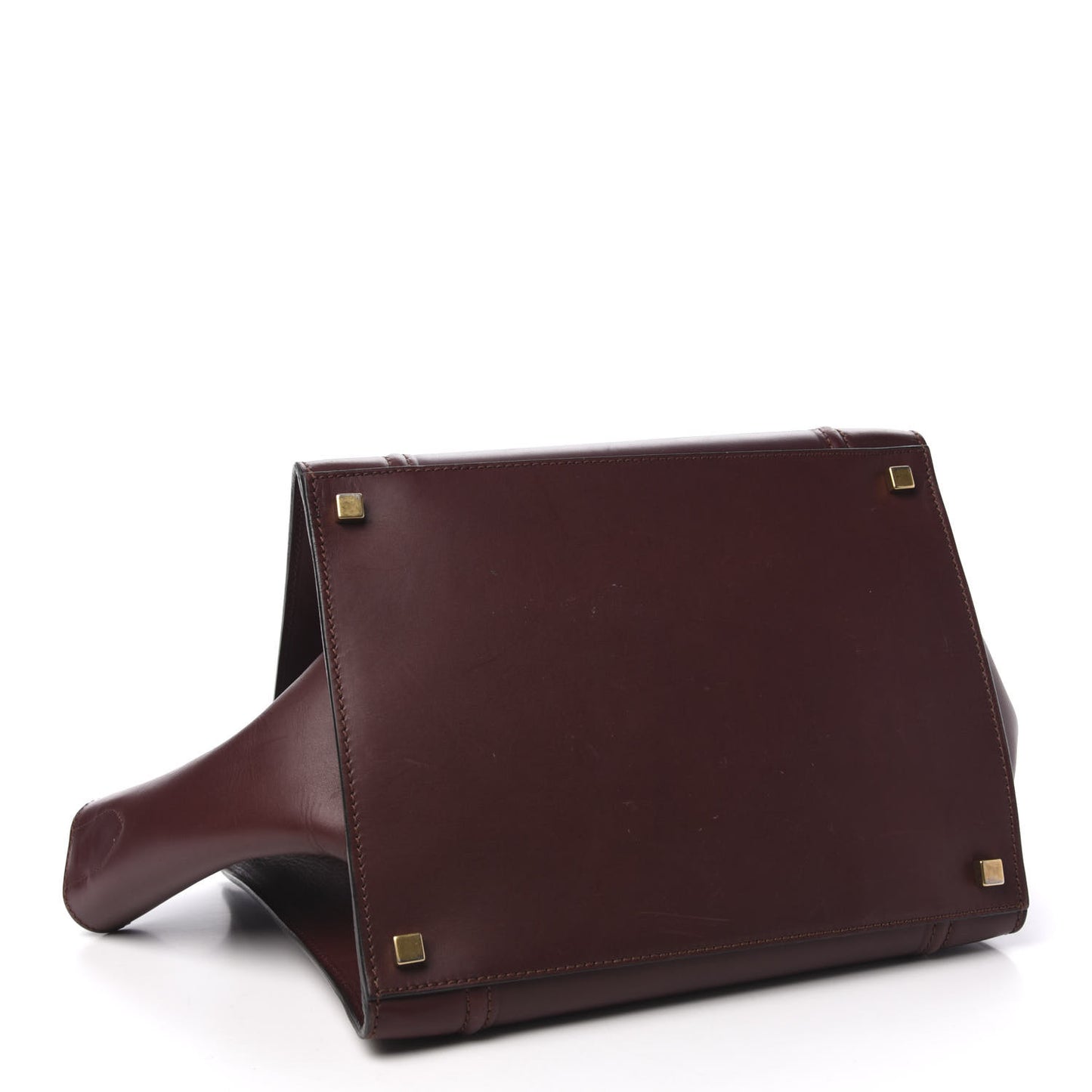 Supple Calfskin Medium Phantom Luggage Burgundy