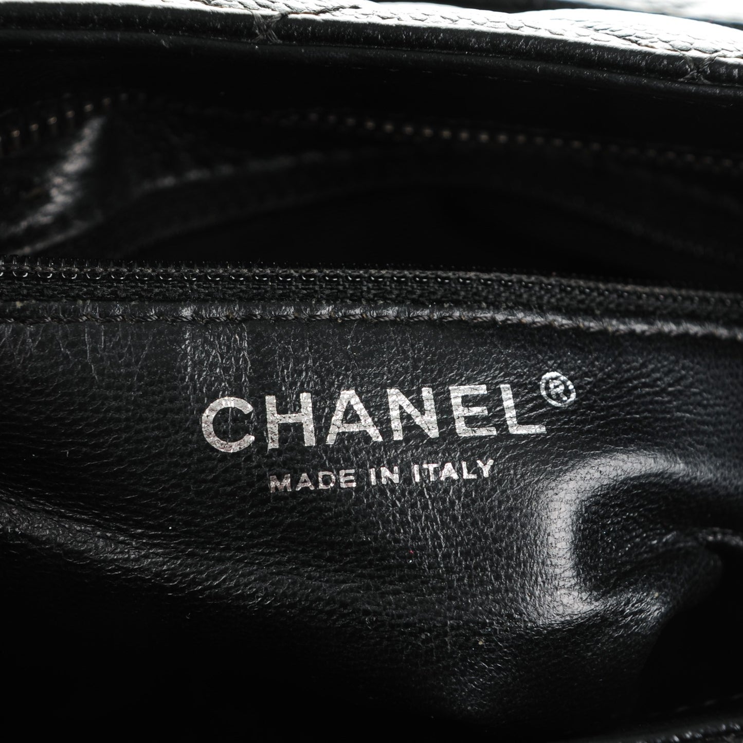 Caviar Quilted Medallion Tote Black