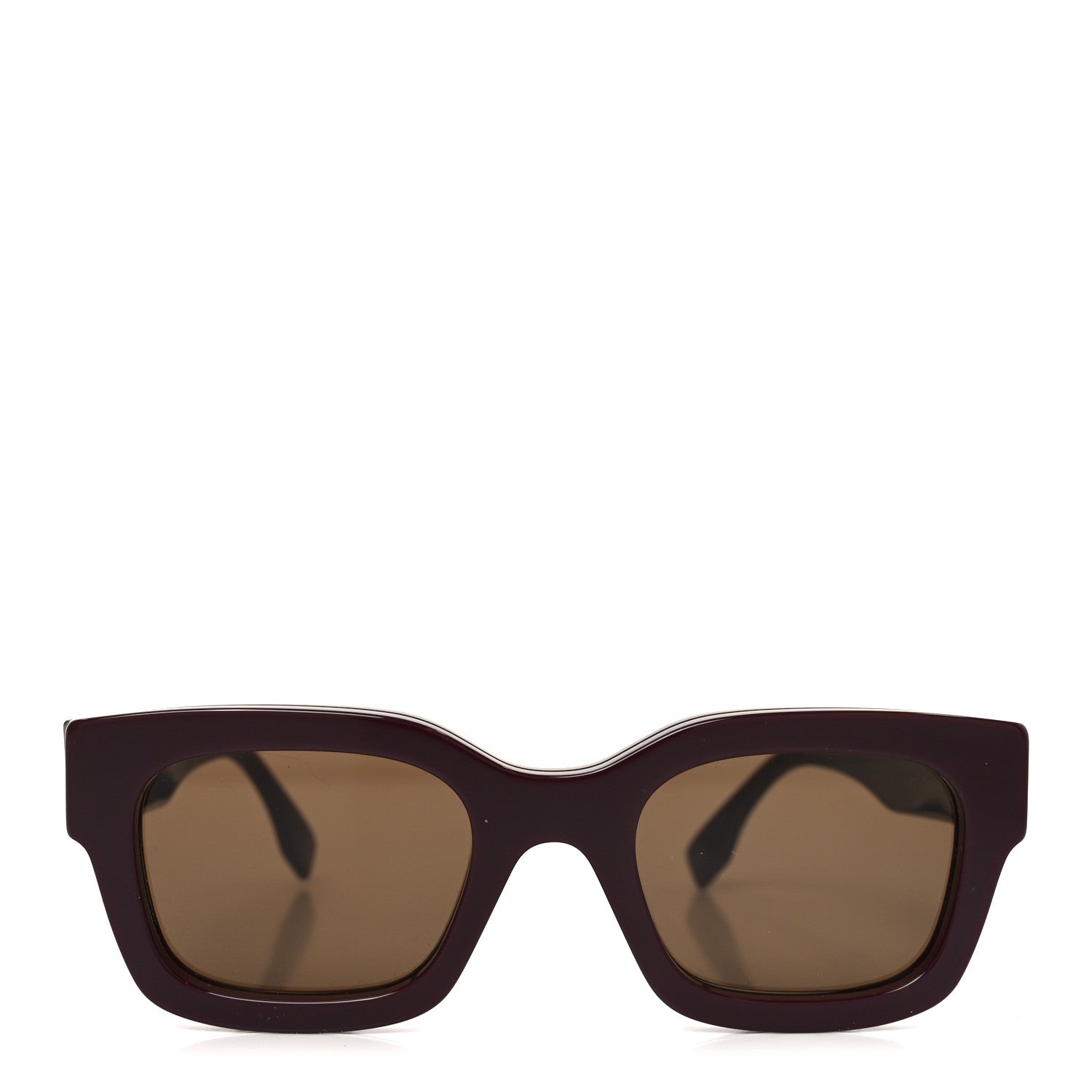 Fendi Acetate Fendi Square Sunglasses FE40119I Burgundy 2 of 7