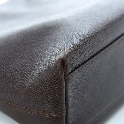 Chanel Caviar Shoulder Bag Brown 10 of 13