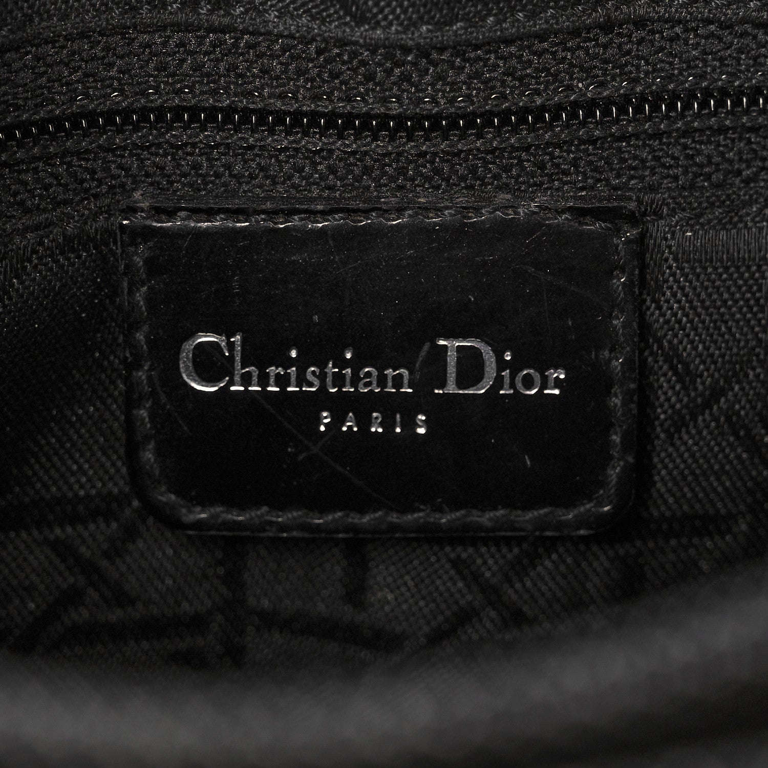 Christian Dior Denim Cannage Medium Lady Dior Black 5 of 11