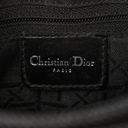 Christian Dior Denim Cannage Medium Lady Dior Black 5 of 11