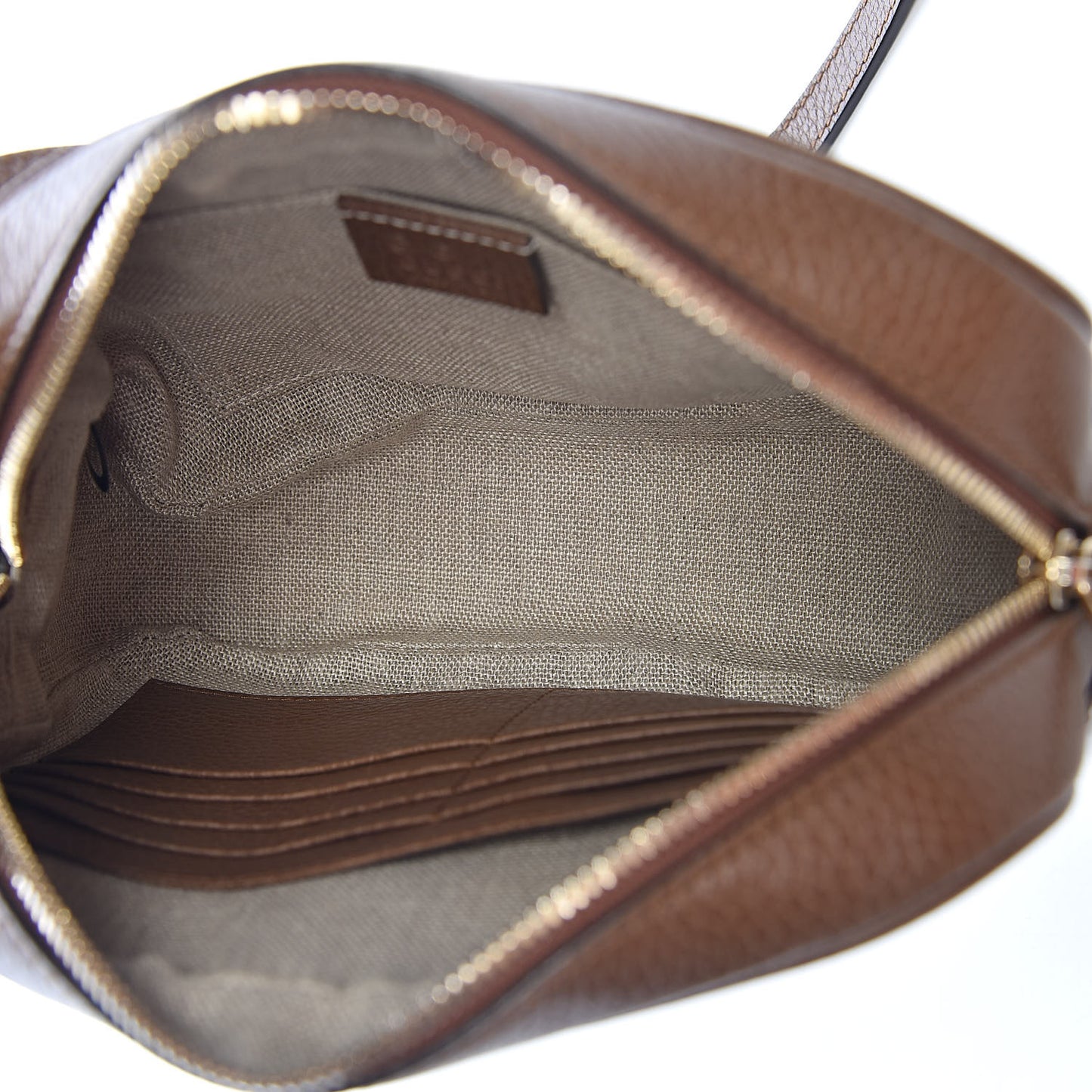 Monogram Mini Bree Messenger Bag Beige Tabacco