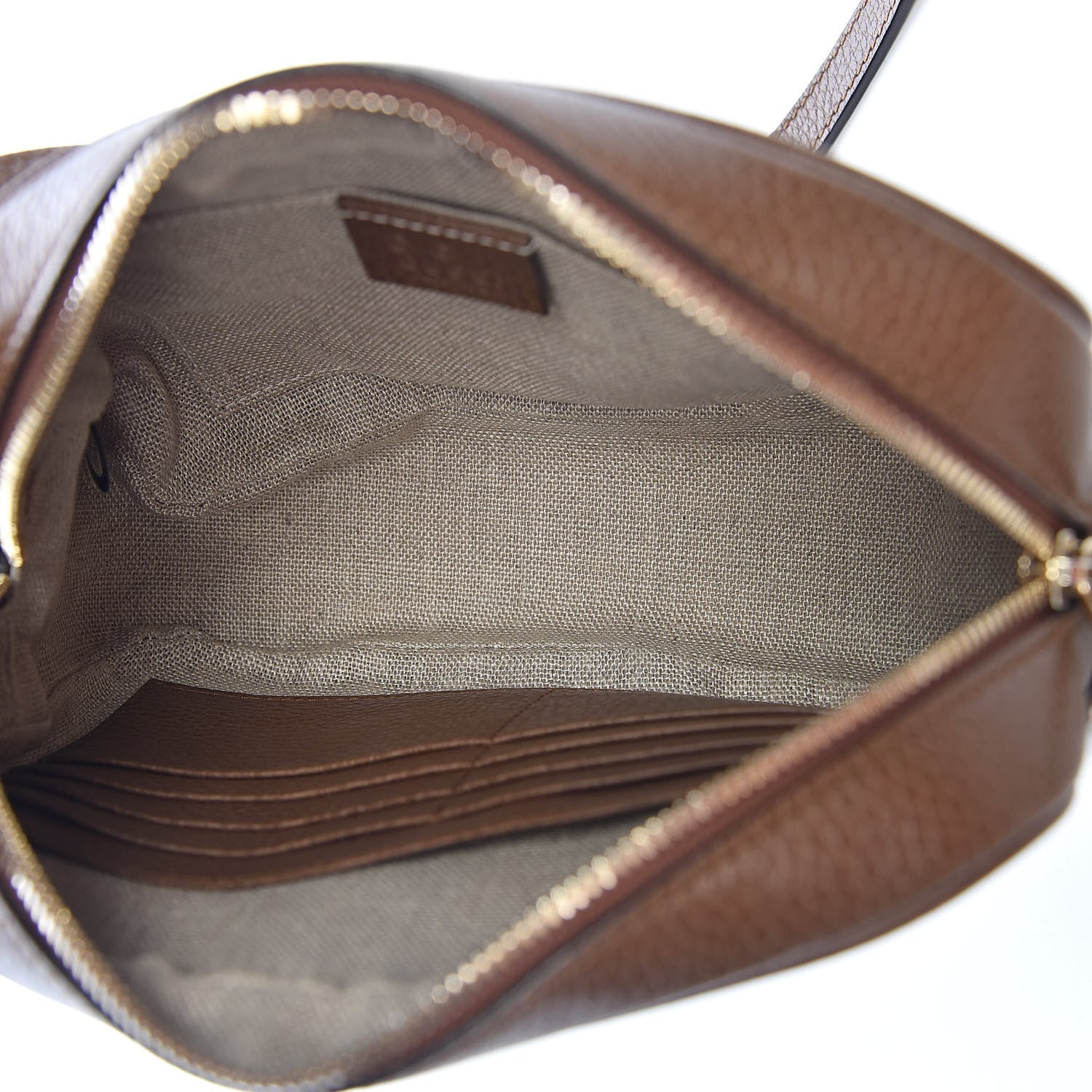 Gucci Monogram Mini Bree Messenger Bag Beige Tabacco 5 of 10