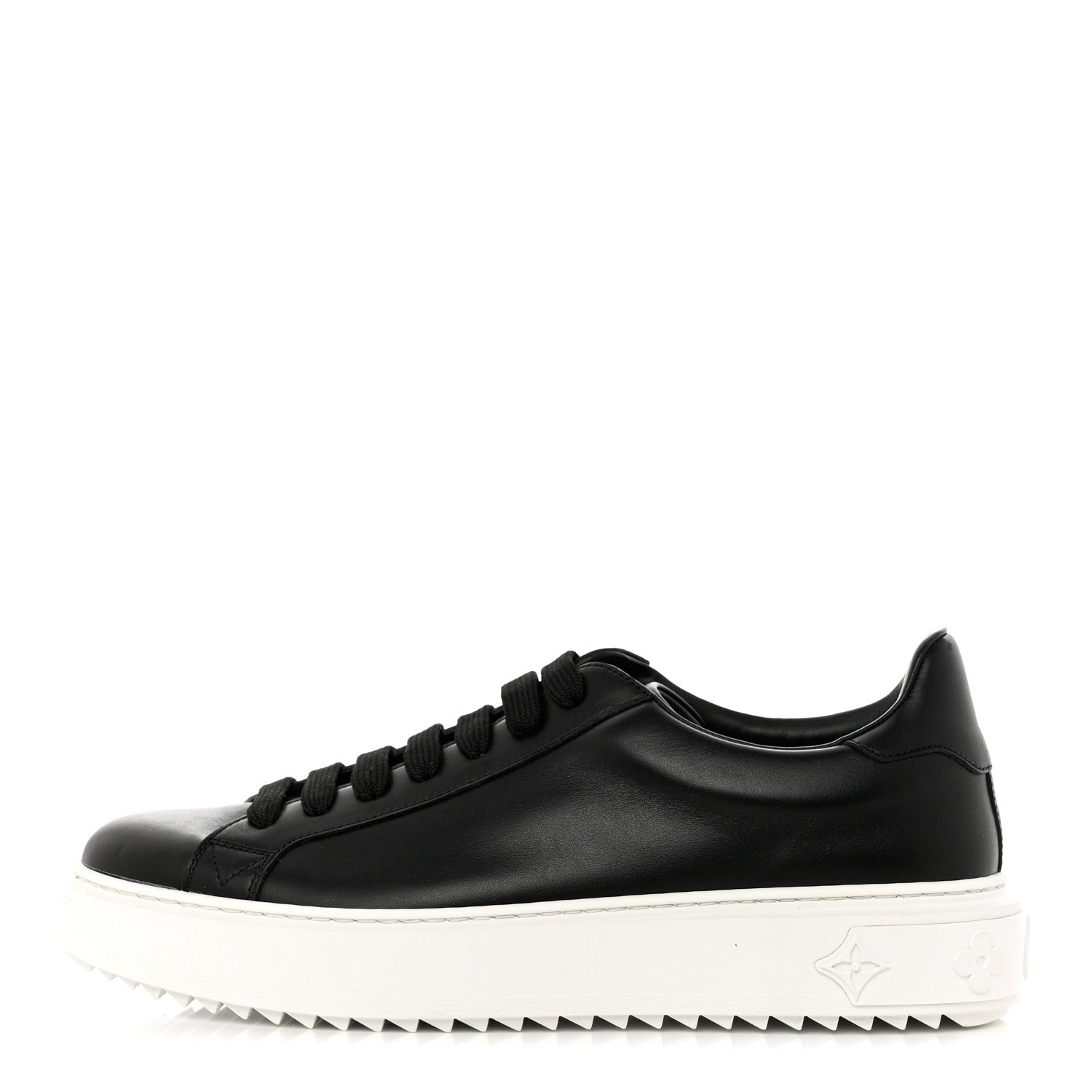 Louis Vuitton Calfskin Time Out Sneakers 41 Black 1 of 11