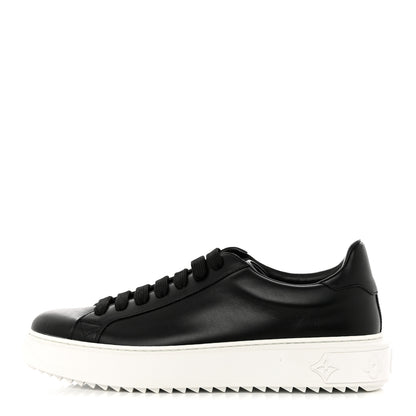 Louis Vuitton Calfskin Time Out Sneakers 41 Black 1 of 11