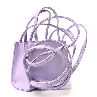 Telfar Vegan Leather Small Shopping Bag Lavender 3 of 9