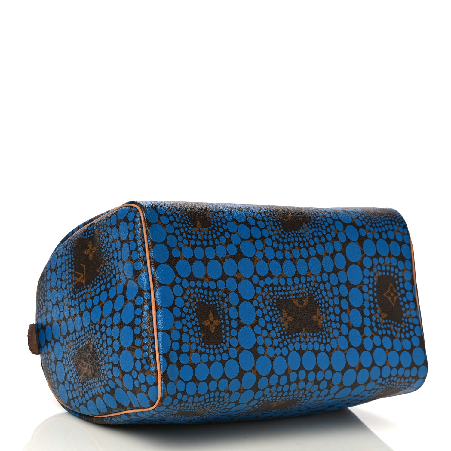 Louis Vuitton Monogram Kusama Town Speedy 30 Blue 4 of 11