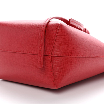 Mansur Gavriel Saffiano Mini Bucket Bag Flamma 10 of 10