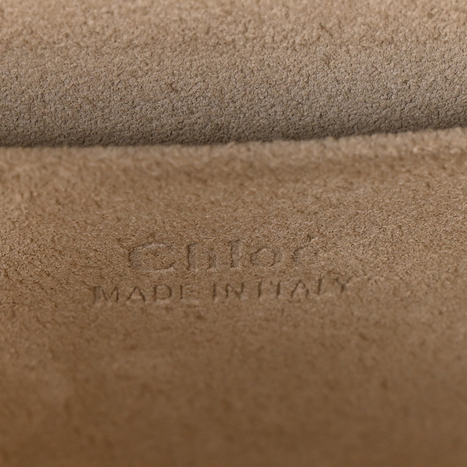 Chloe Calfskin Suede Small Nile Bracelet Bag Off White 6 of 10