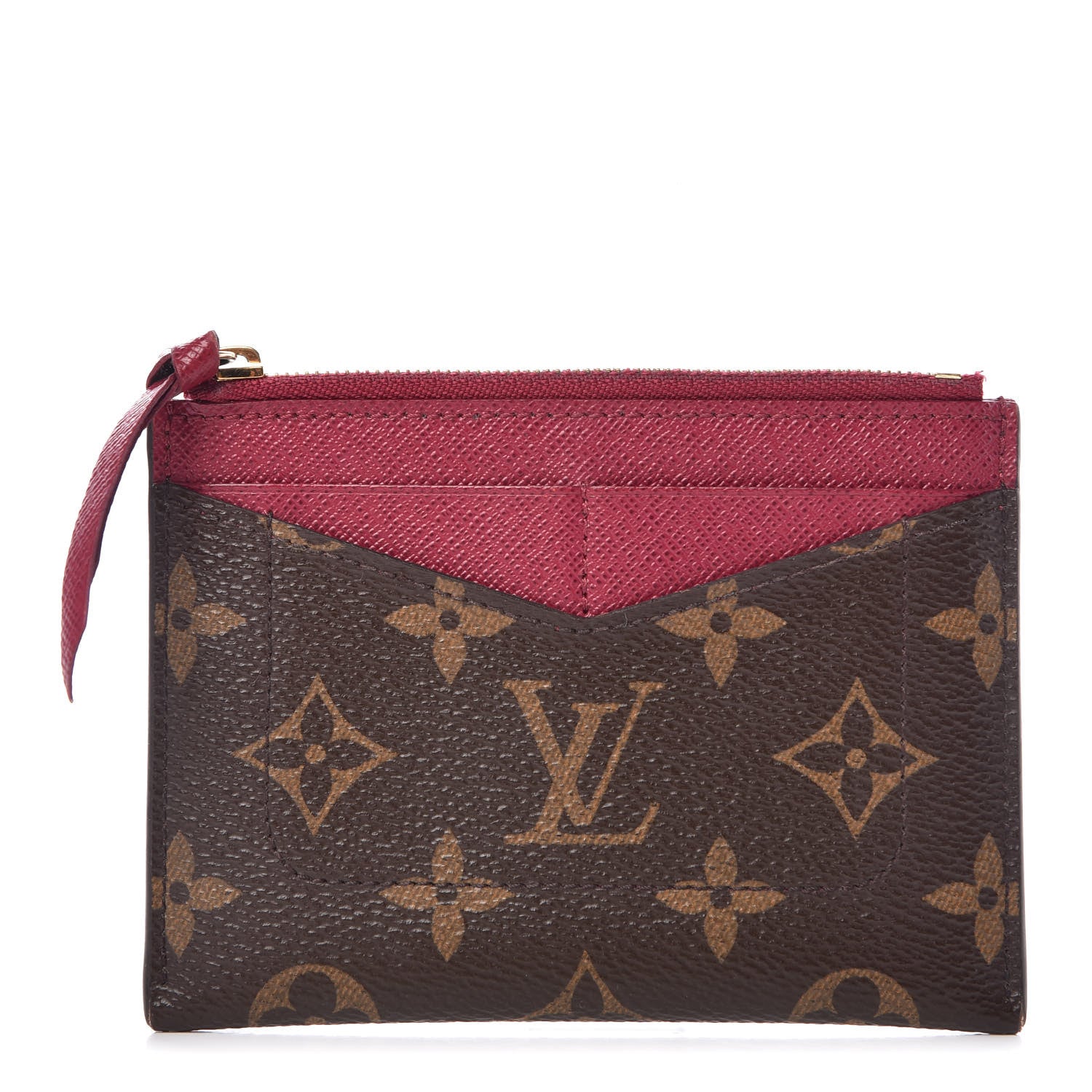 Louis Vuitton Monogram Zipped Card Holder Fuchsia 1 of 8