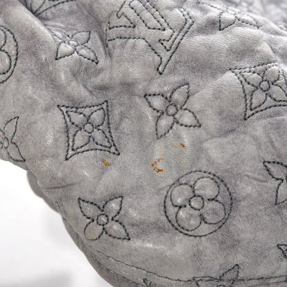 Louis Vuitton Lambskin Olympe Nimbus GM Gris Perle 8 of 10