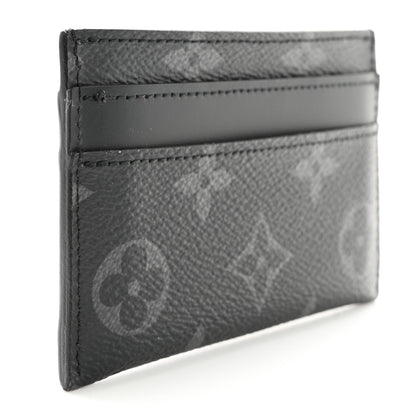 Louis Vuitton Monogram Eclipse Porte-Cartes Double Card Holder 3 of 9