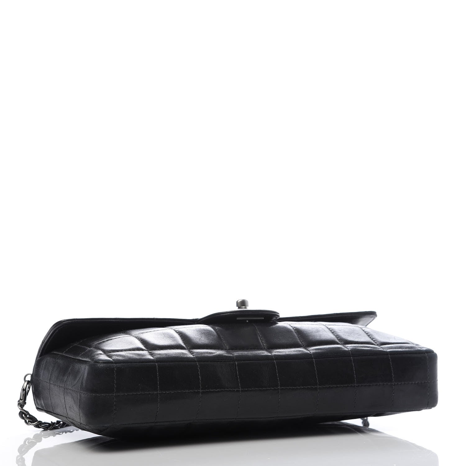Chanel Lambskin East West Chocolate Bar Flap Black 4 of 10