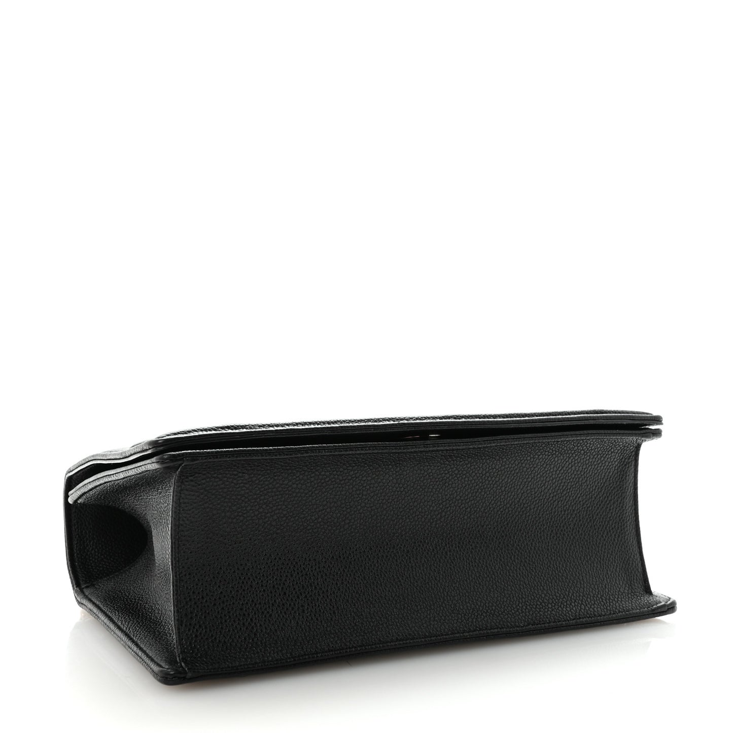 Grained Calfskin Medium Diorama Flap Bag Black