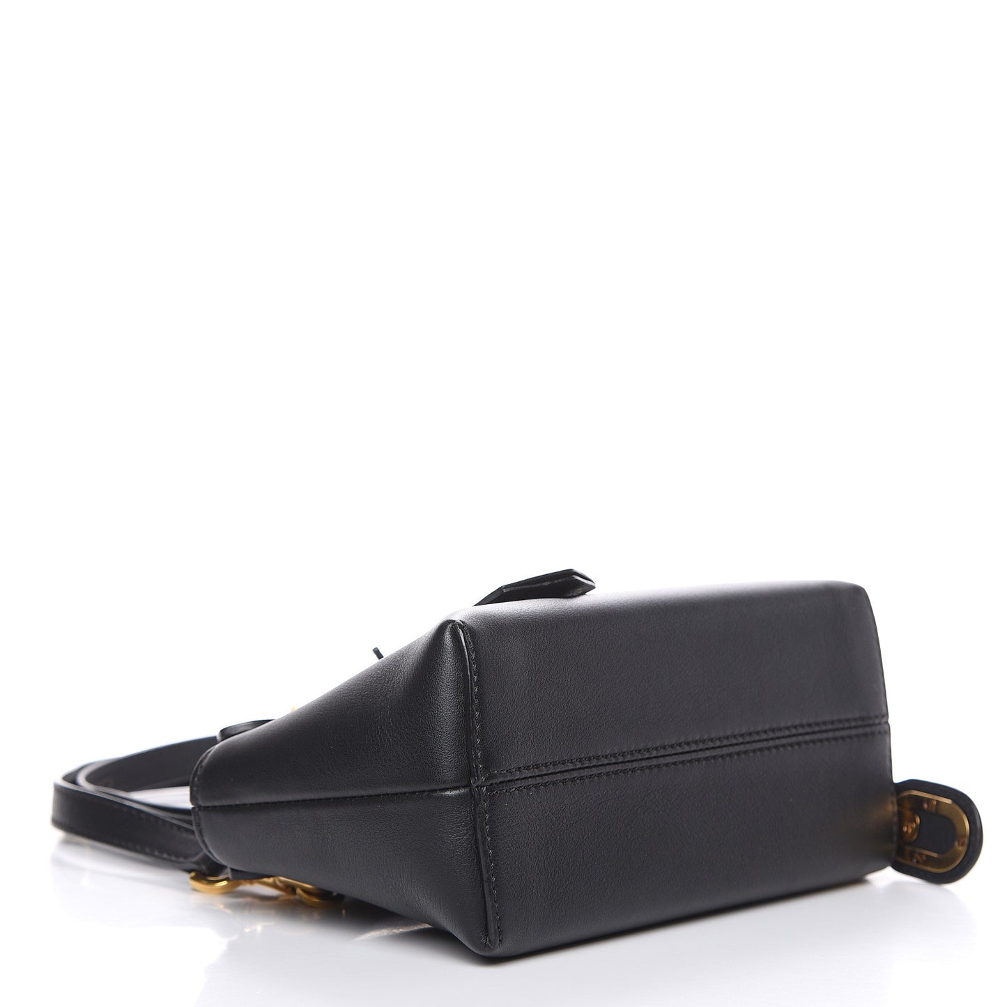 Vitello Dolce Chain Tail Gold Edition Mini By The Way Boston Bag Black Vintage Gold