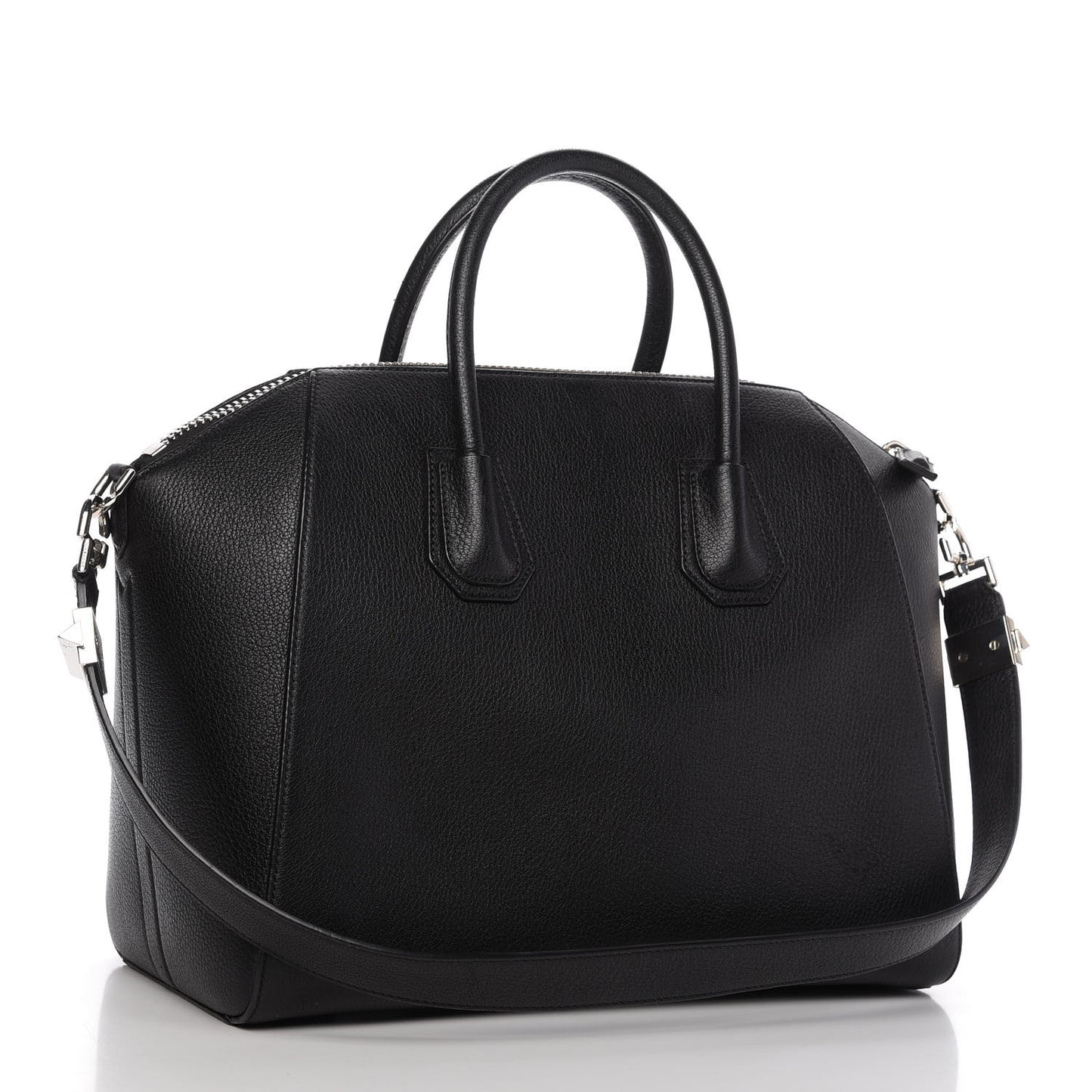 Sugar Goatskin Medium Antigona Black