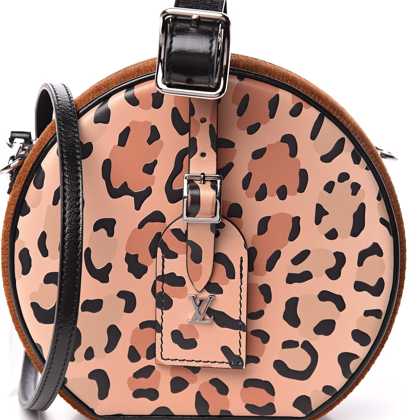 Reverse Monogram Leopard Petite Boite Chapeau