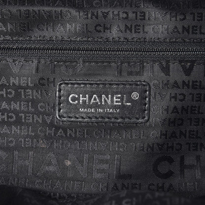 Chanel Caviar Square Stitched Medium Tote Black 6 of 7