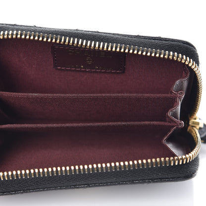 Chanel Caviar Quilted Zip Coin Purse Black 5 of 8