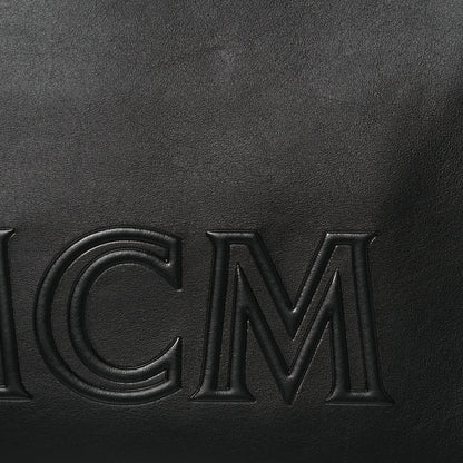 MCM Calfskin Aren Clutch Crossbody Black 8 of 11