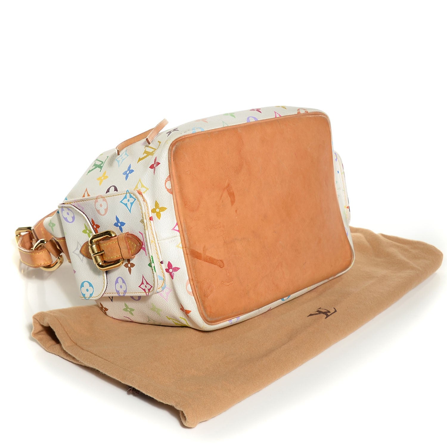 Louis Vuitton Monogram Multicolor Petit Noe White 4 of 7