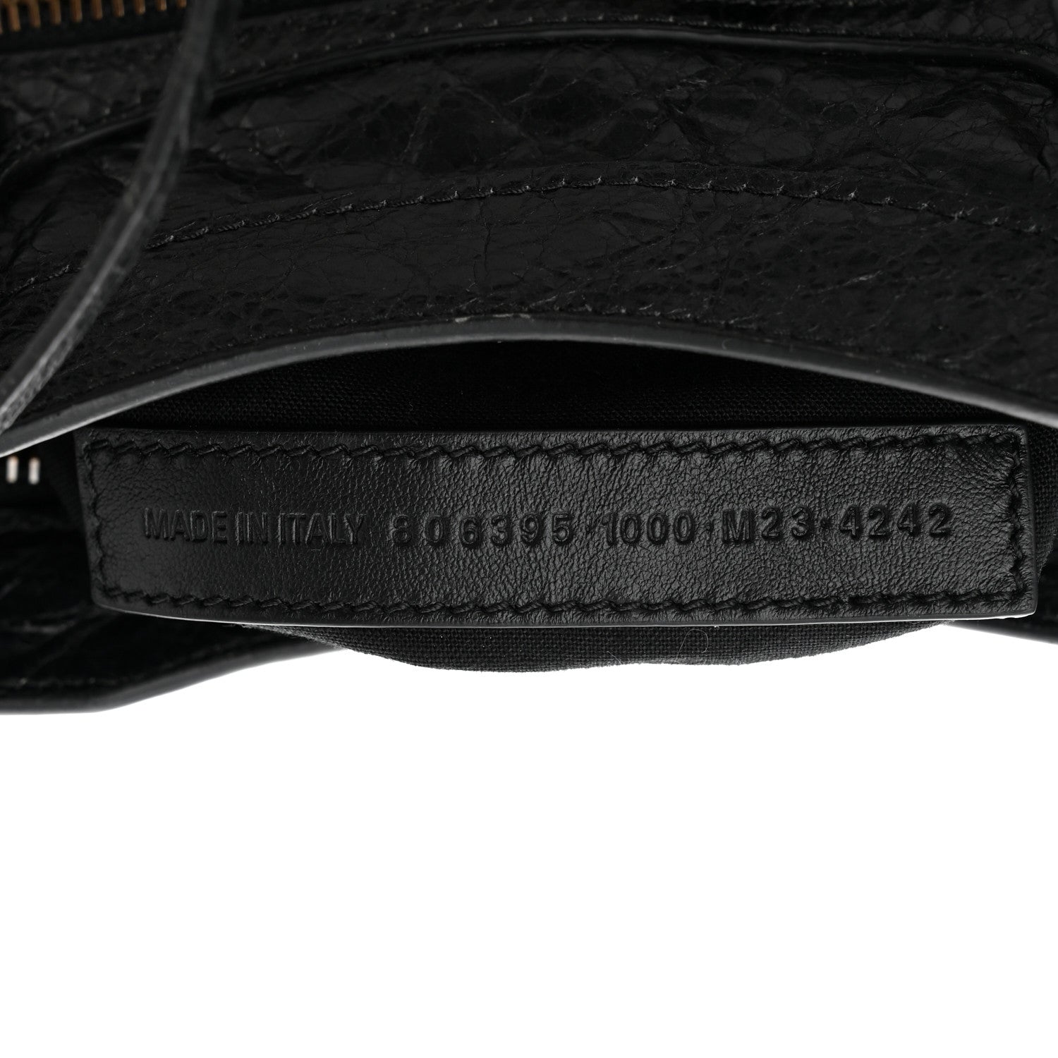 Balenciaga Agneau Arena Classic Hardware Le City Mini  Black 7 of 10