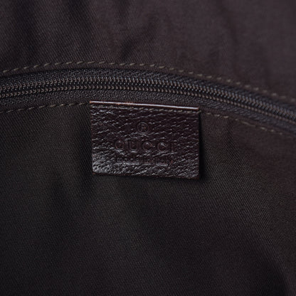 Gucci Monogram Medium Abbey Tote Dark Brown 6 of 19