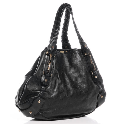 Gucci Guccissima Medium Pelham Shoulder Bag Black 3 of 7