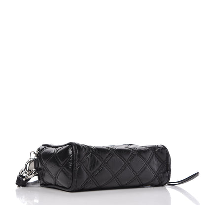 Marc Jacobs Natural Grain Calfskin Quilted The Softshot 21 Bag Black 4 of 12