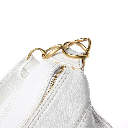 Chanel Calfskin CC Shoulder Bag White 17 of 18