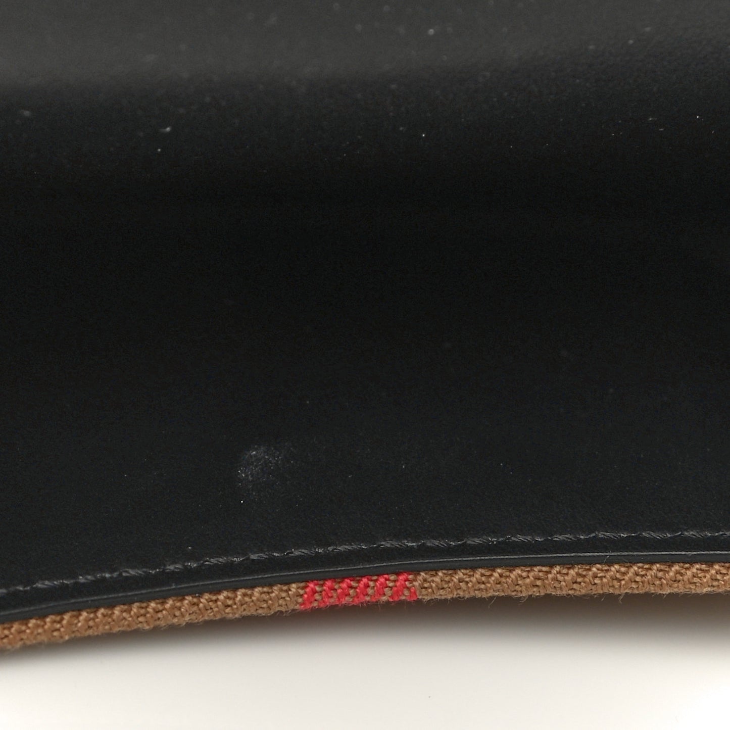 House Check Luna French Wallet Black