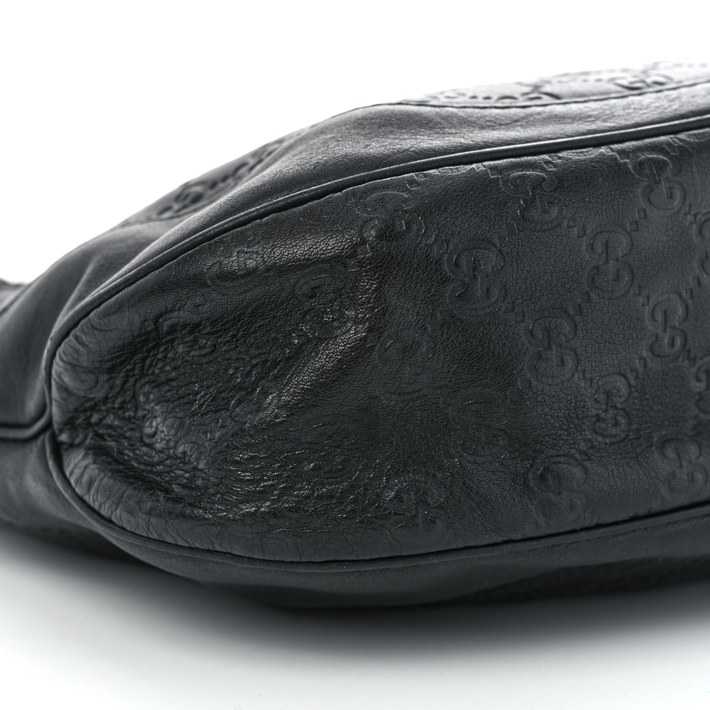 Guccissima Medium Charlotte Hobo Black