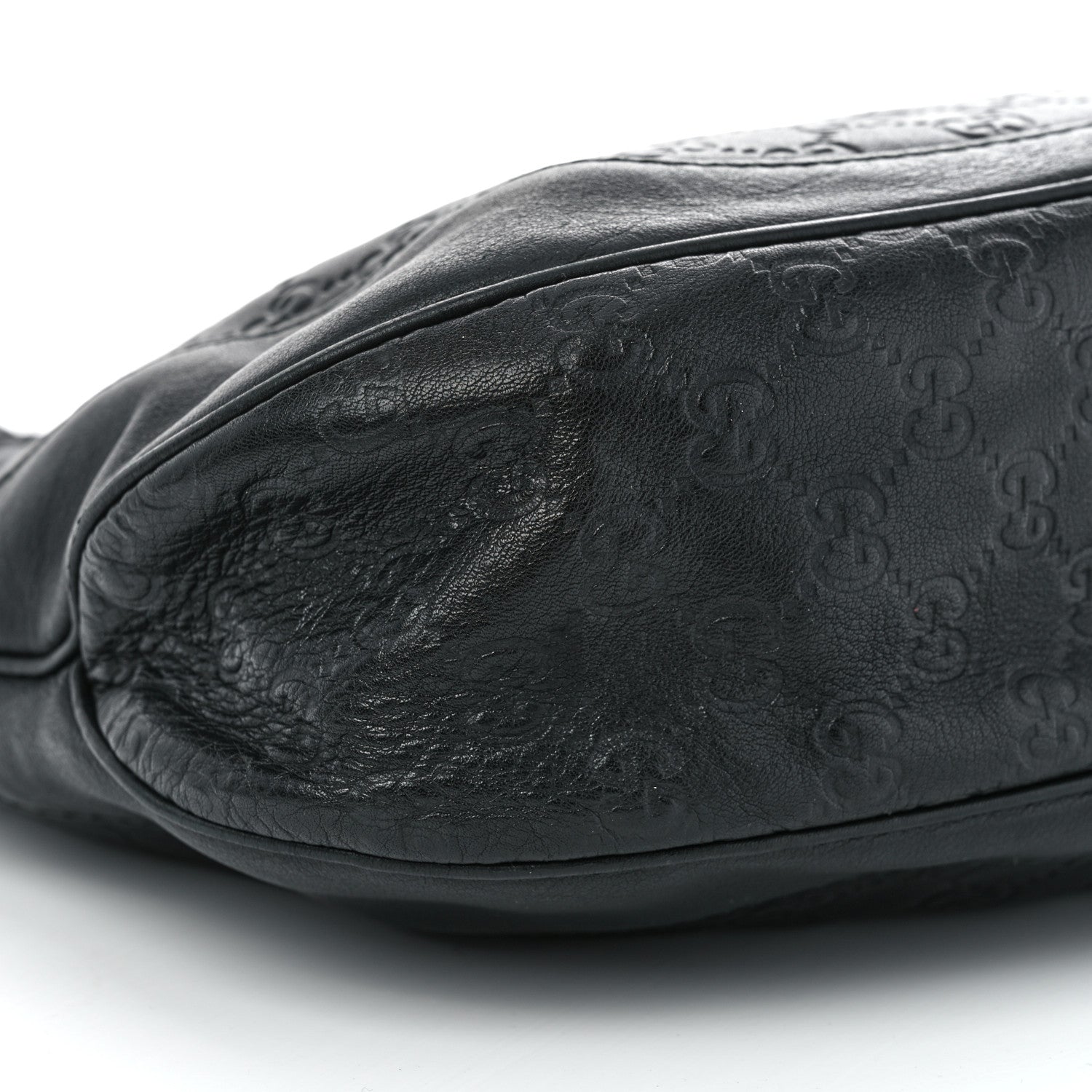 Gucci Guccissima Medium Charlotte Hobo Black 9 of 12