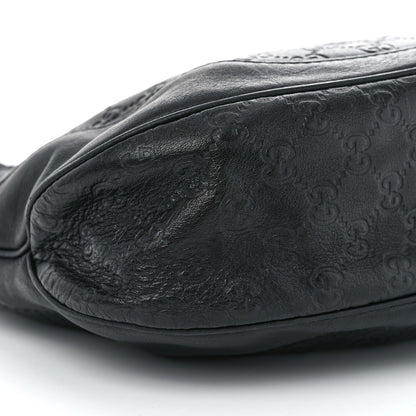 Gucci Guccissima Medium Charlotte Hobo Black 9 of 12