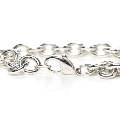 Tiffany Sterling Silver Heart Tag Charm Bracelet 4 of 5