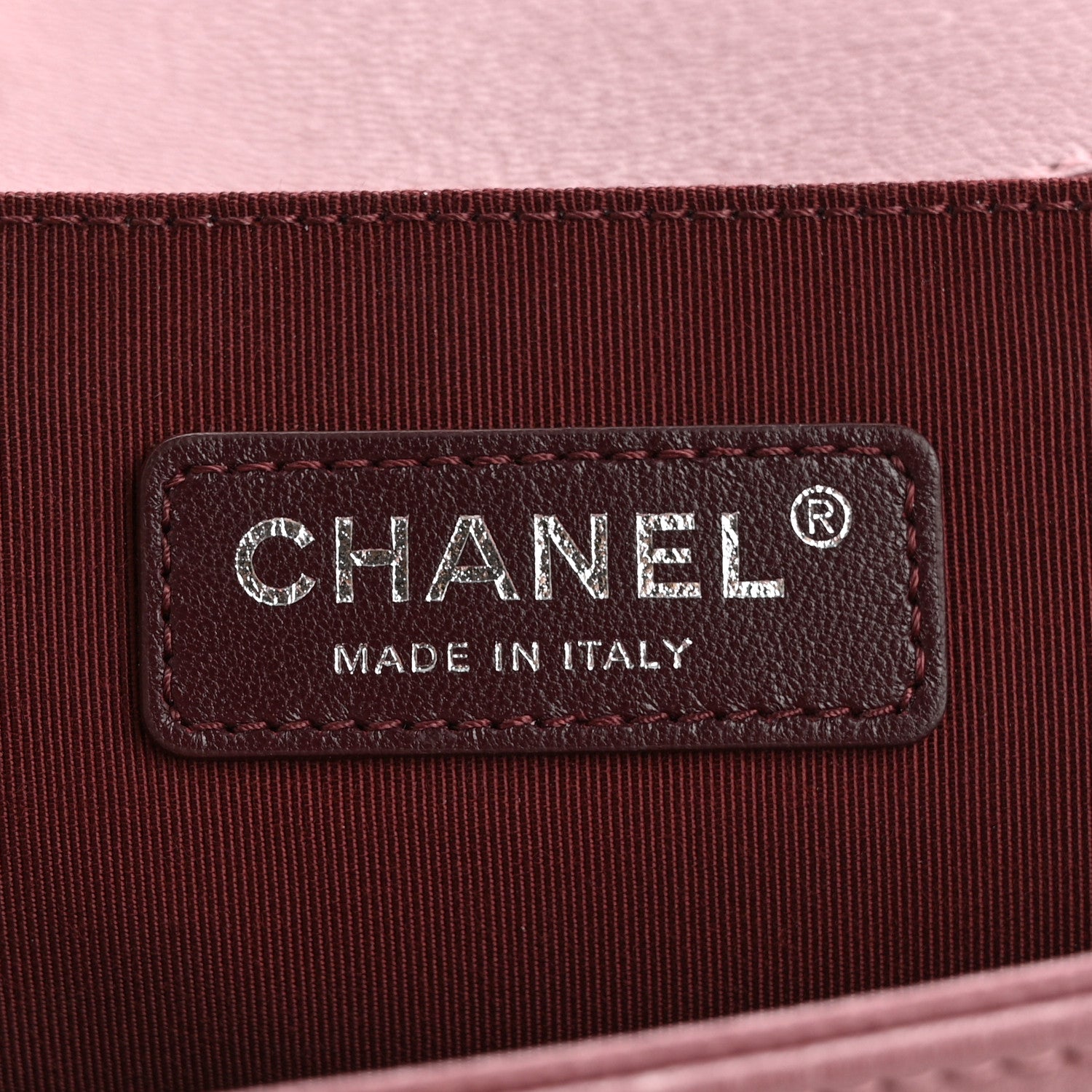Chanel Goatskin Quilted Patent Medium Duo Boy Flap Pink Tan 6 of 11