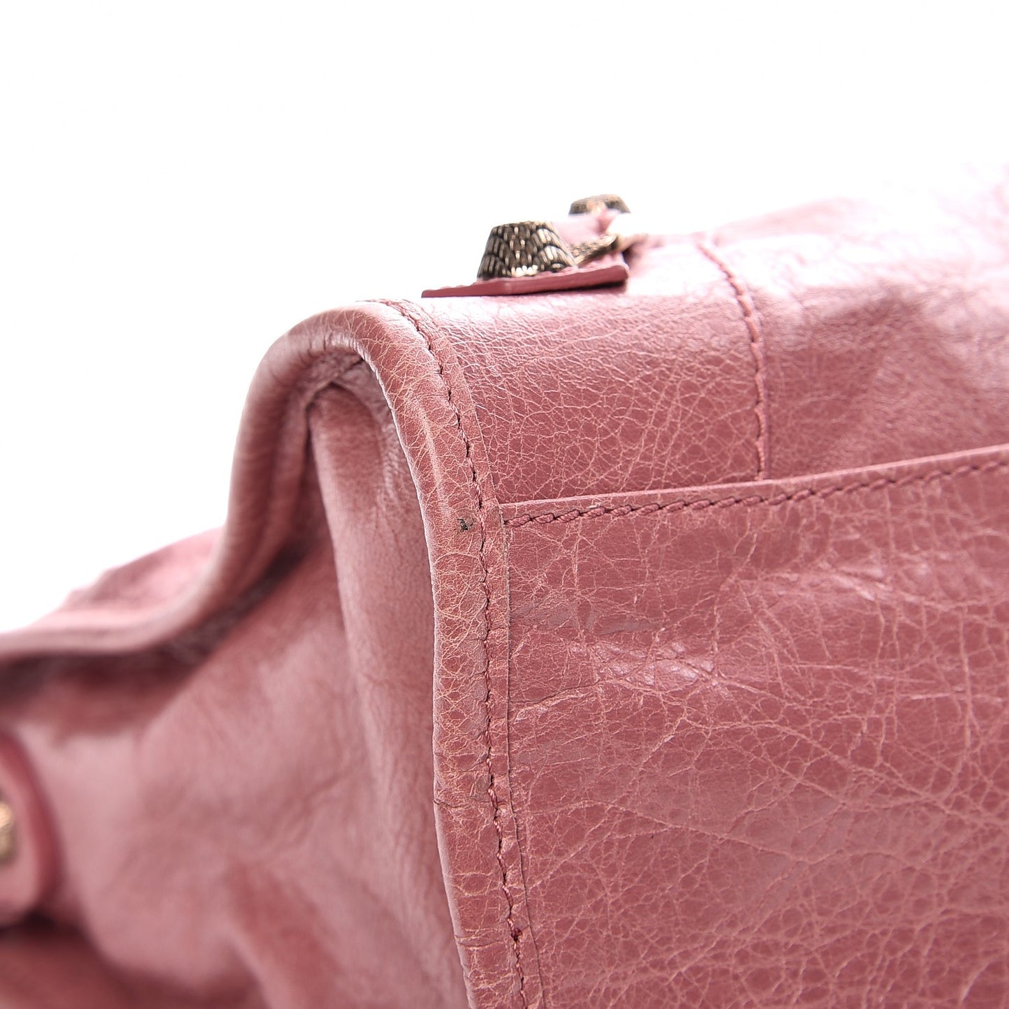 Agneau Giant 12 Rose Gold Hardware City Rose Bruyere