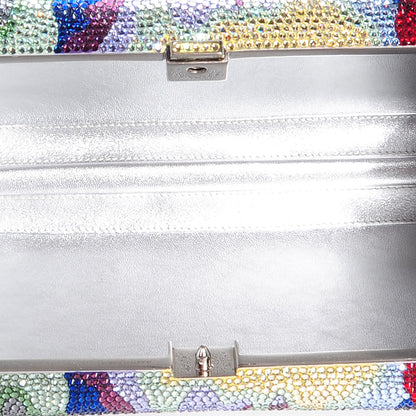 Judith Leiber Swarovski Crystal Drips Minaudiere Clutch Multicolor 6 of 8