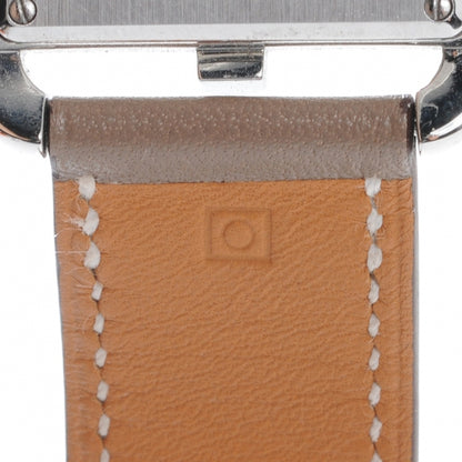 Hermes Stainless Steel Swift 29mm Cape Cod Double Tour Quartz Watch Etoupe 8 of 10