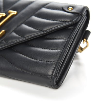 Louis Vuitton Calfskin New Wave Long Wallet Black 9 of 13