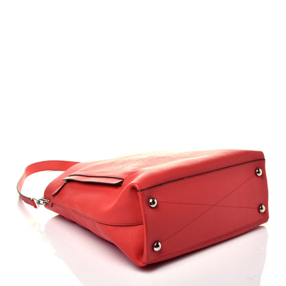 Louis Vuitton Veau Soie Calfskin Parnassea Bagatelle Hobo Capucine 5 of 10