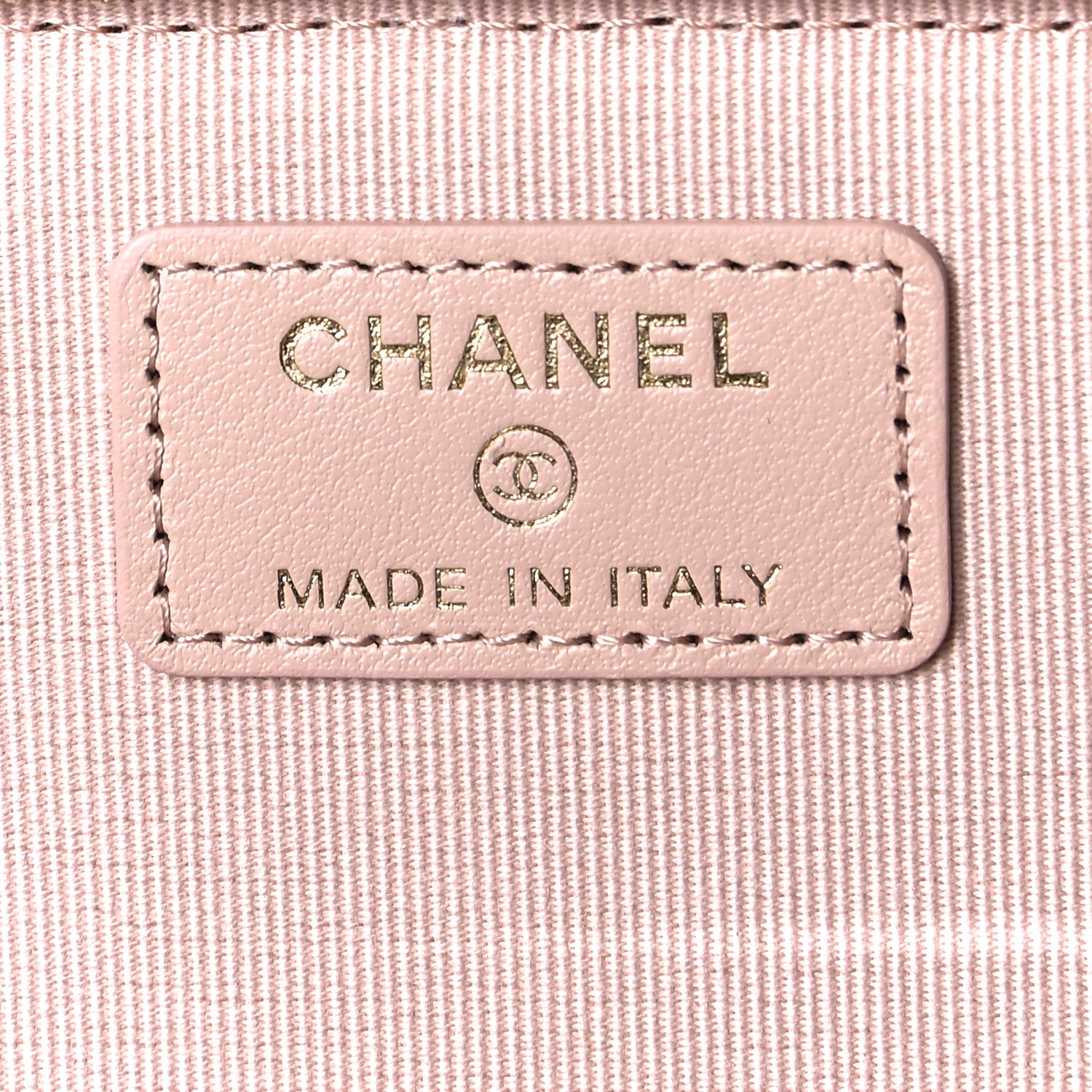 Chanel Caviar Quilted Small Vanity Case With Chain Light Beige 8 of 9