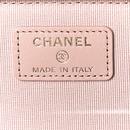 Chanel Caviar Quilted Small Vanity Case With Chain Light Beige 8 of 9
