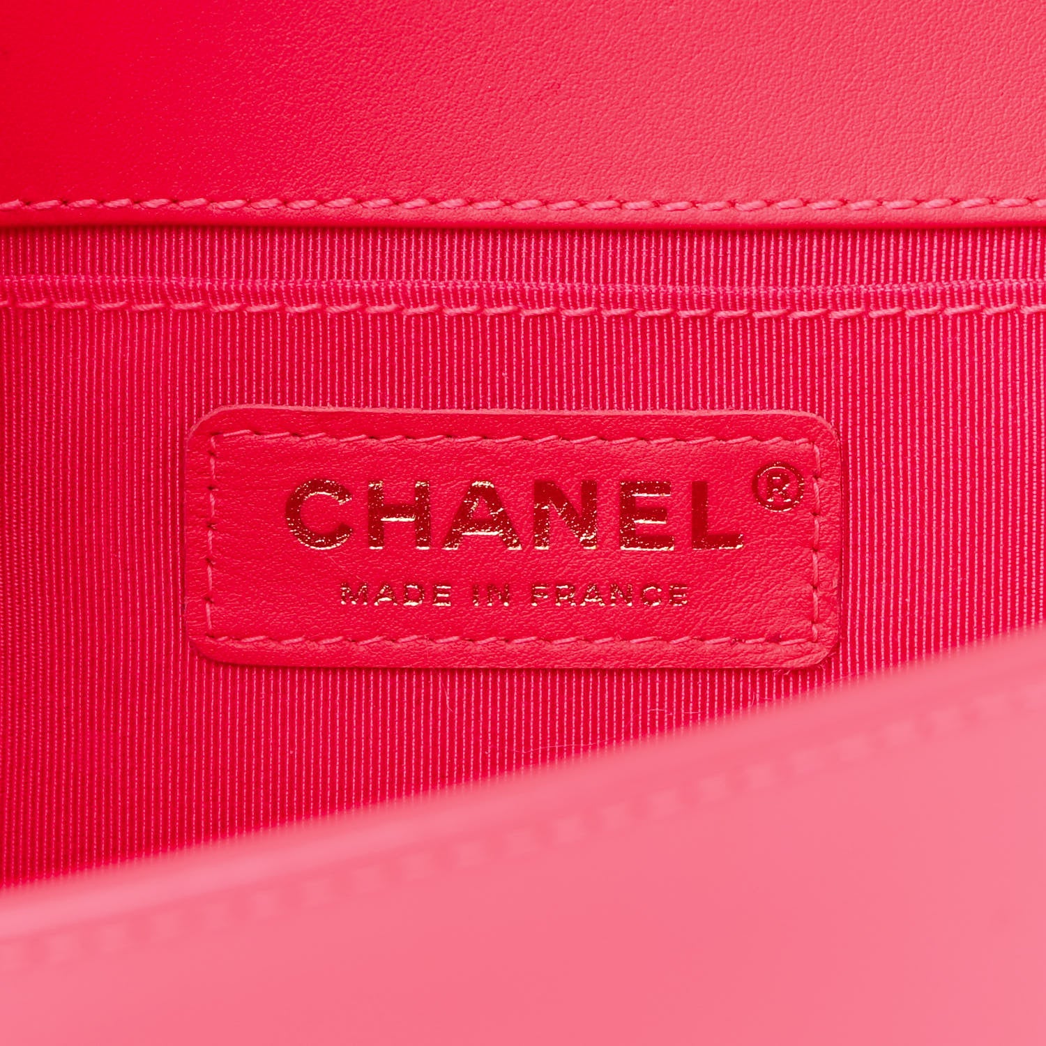 Chanel Patent Quilted Medium Boy Flap Pink 6 of 10